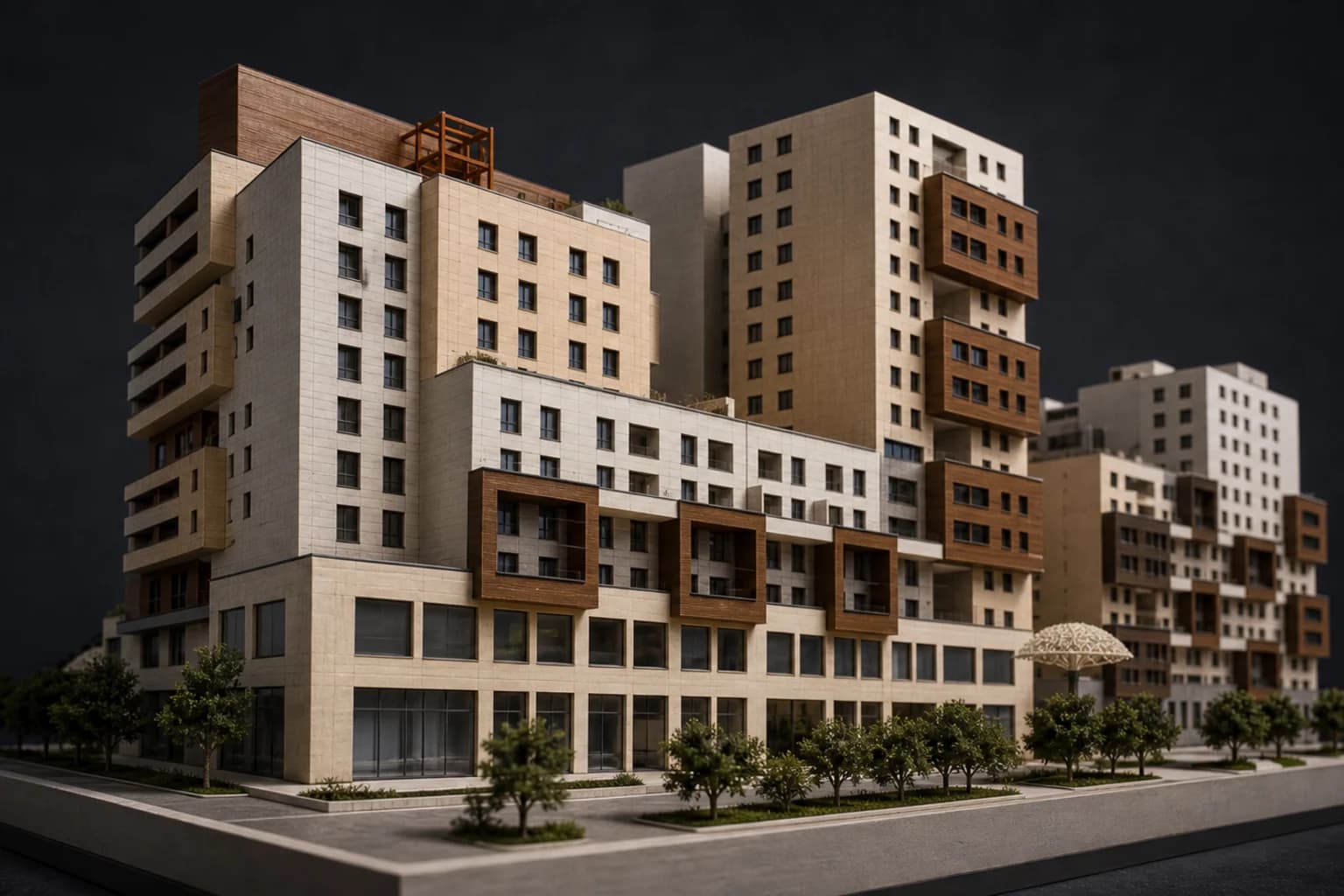 مشروع مجمع فردوس قم التجاري و٥٠٠ وحدة سكنية
