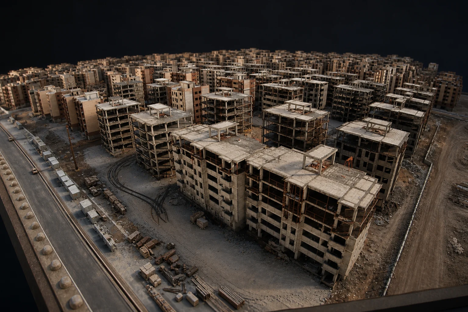 مشروع 940 وحدة سكنية في برديسان قم